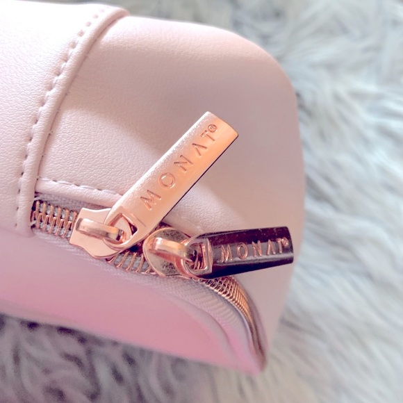 MONAT Pink Square Cosmetic Train Case - Picture 7 of 9